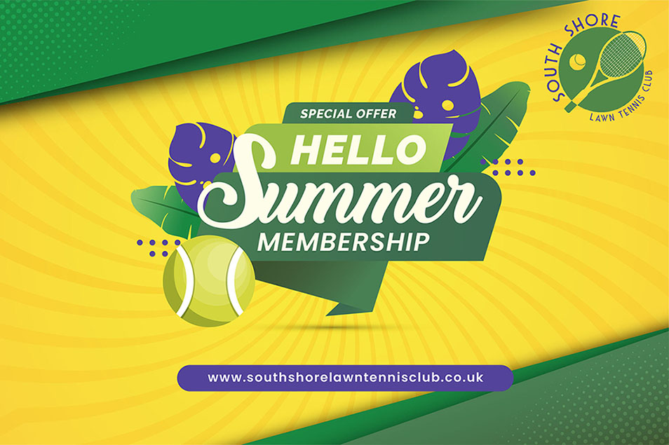 South Shore Lawn Tennis Club Summer Tennis Membership offer SSLTC