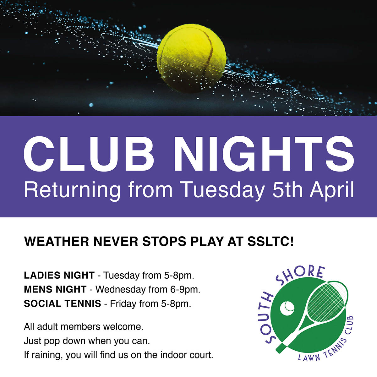 Tennis Club Nights | Blackpool